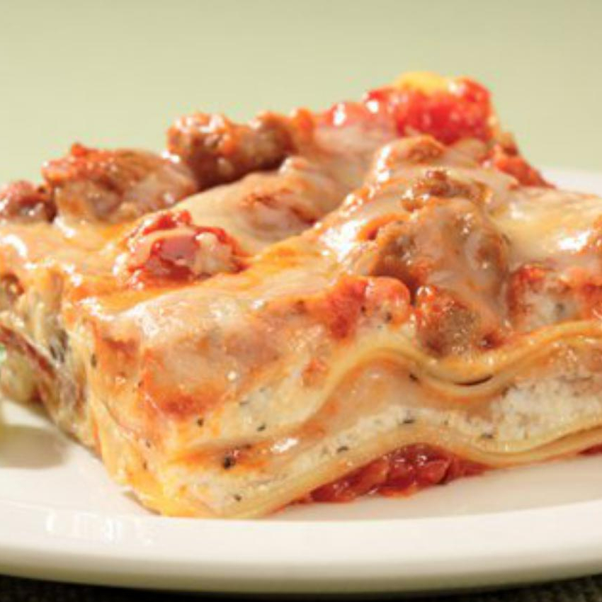 LASAÑA BOLONIA Y CHORIZO 450GR