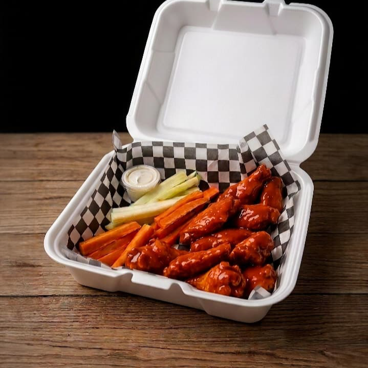 Alitas con Salsa Valentina 10 Pzs