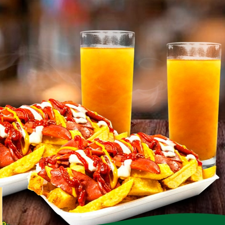 Combo Duo: 2 Salchipapas + 2 jugos
