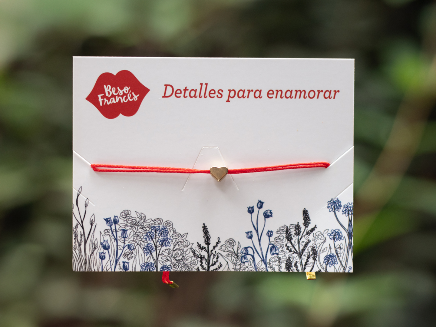 Pulsera Roja Con Dije De_Corazón