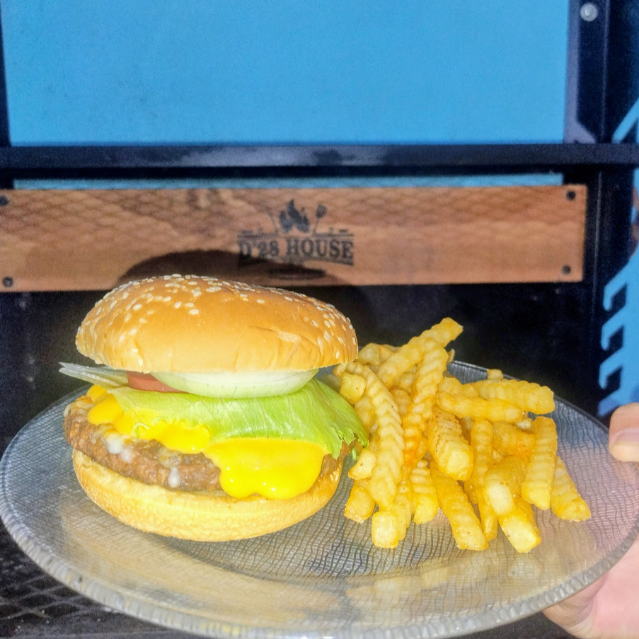 HAMBURGUESA CLASICA AL CARBON