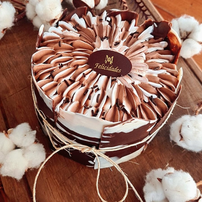 Pastel Vainilla y Chocolate 10 rebanadas