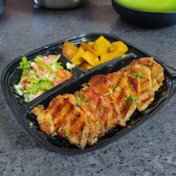 Lomo de Cerdo A la parrilla en Salsa Bbq