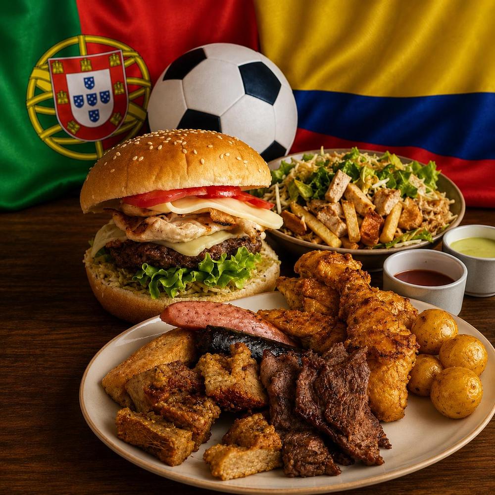 Combo trio Colombia vs Portugal