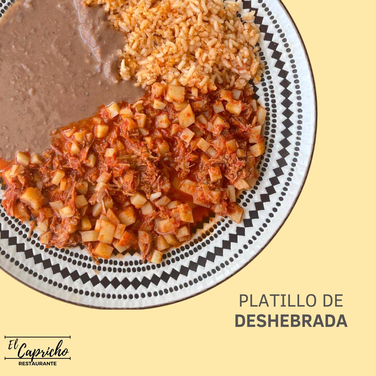 Platillo de Deshebrada