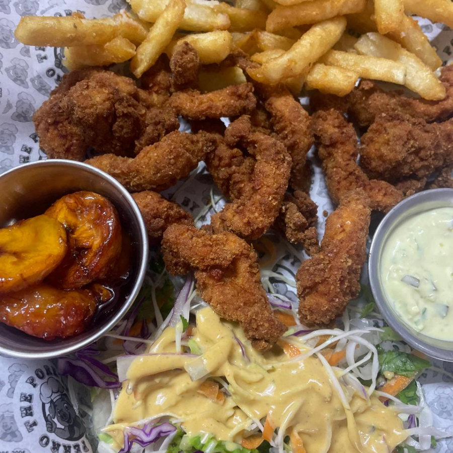 Fajita de Pollo Empanizada