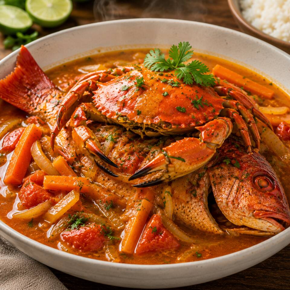 Sudado de Pescado Pargo