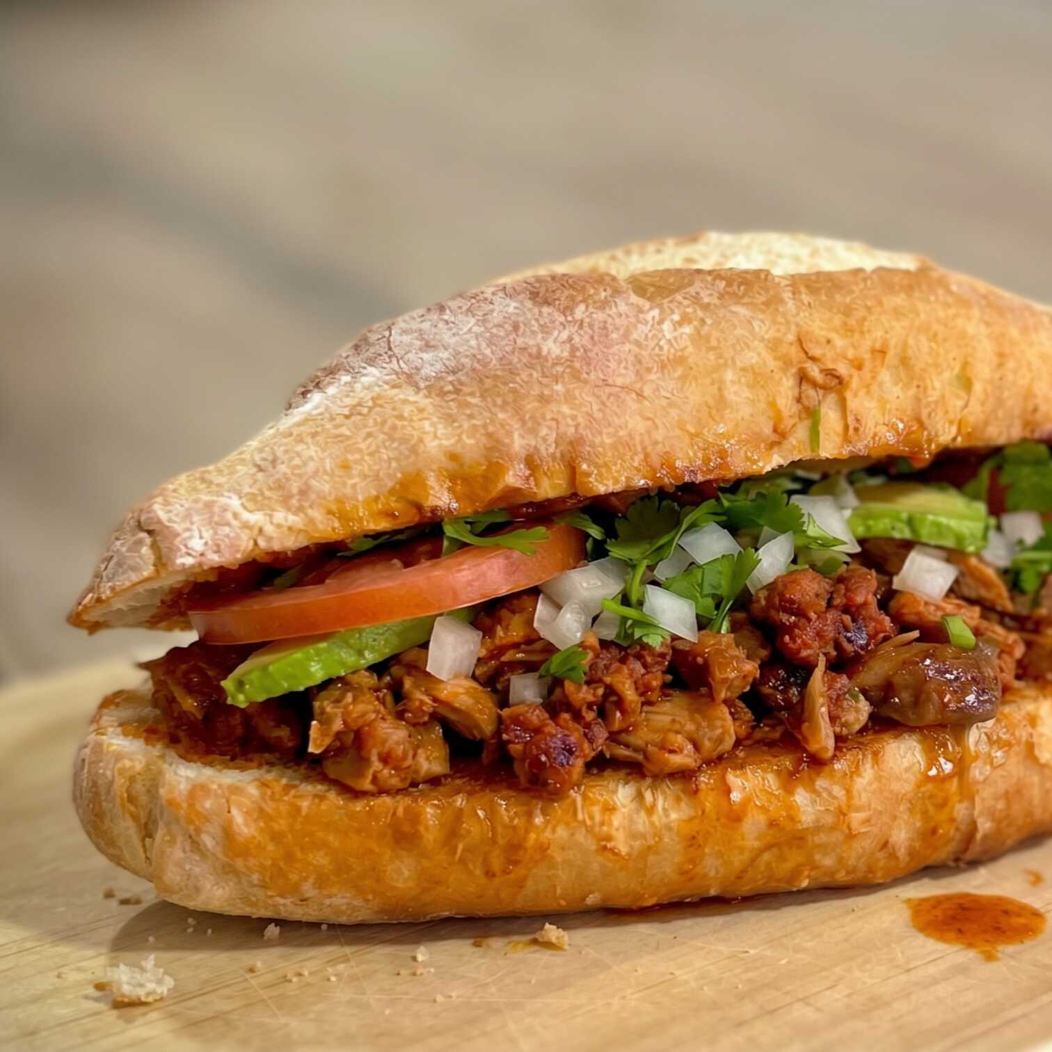 Lonche de Chorizo