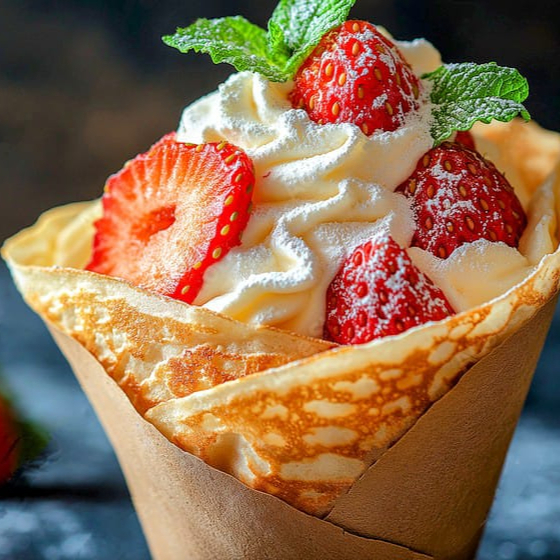 Crepa Lanis ( 8 onzas de helado)