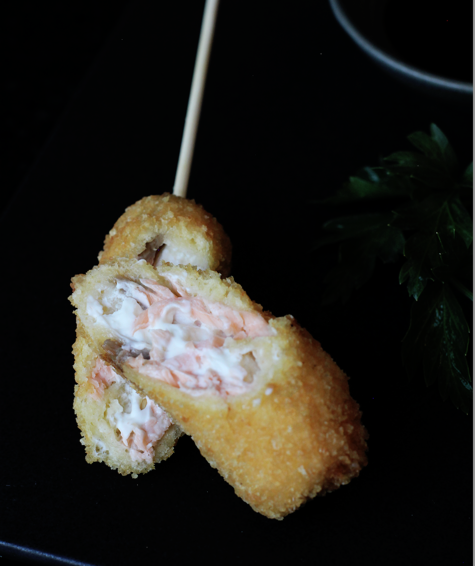Brocheta Salmón Y Queso