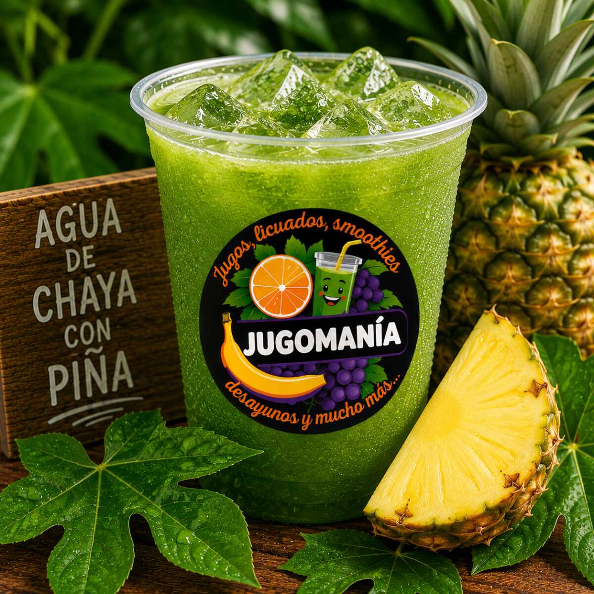Agua de Chaya con Piña