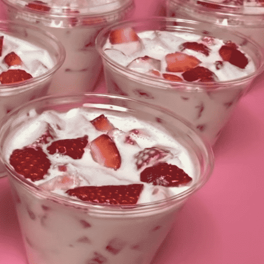 Fresas con Crema