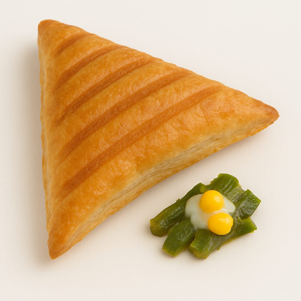 EMPANADA DE RAJAS CON QUESO