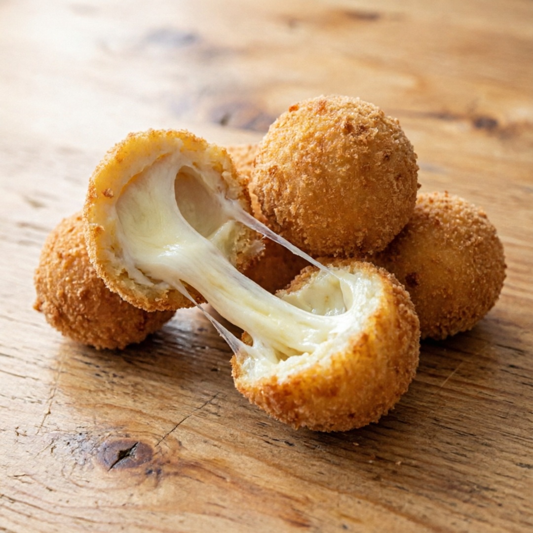 20 bolinho de queijo com 20g cada.