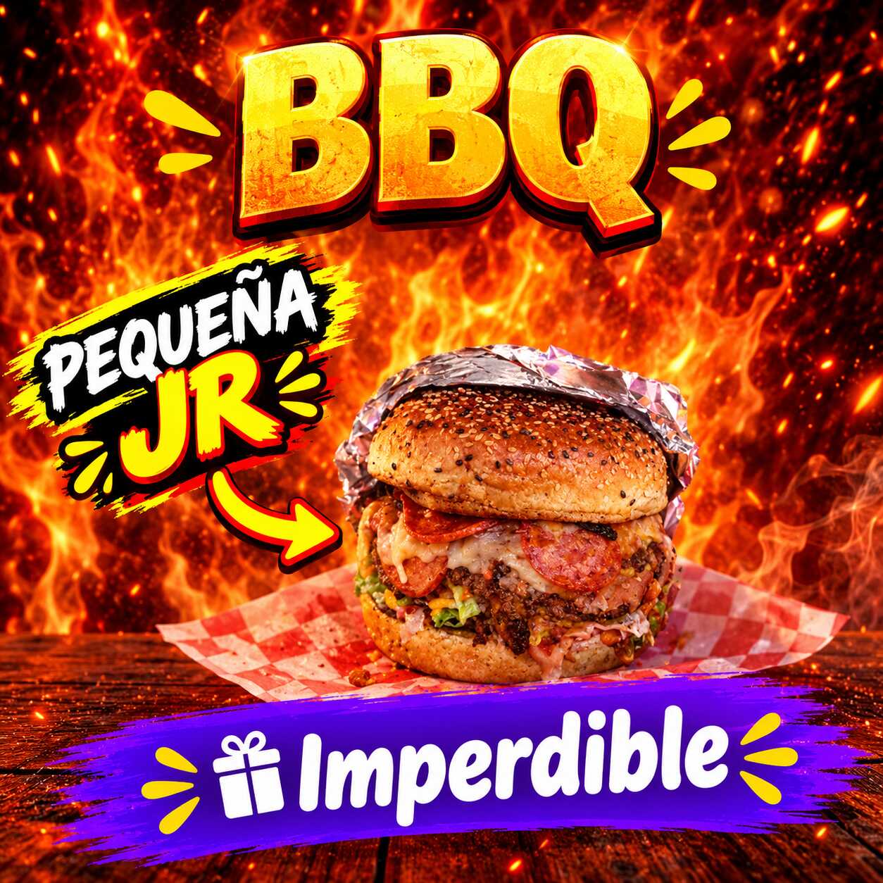 HAMBURGUESA BBQ