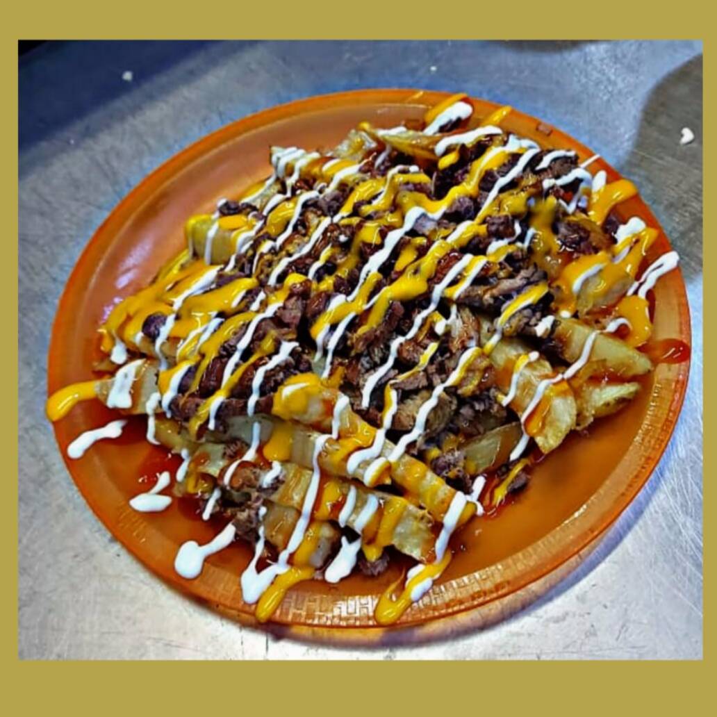 Papas a la Francesa con Carne Asada
