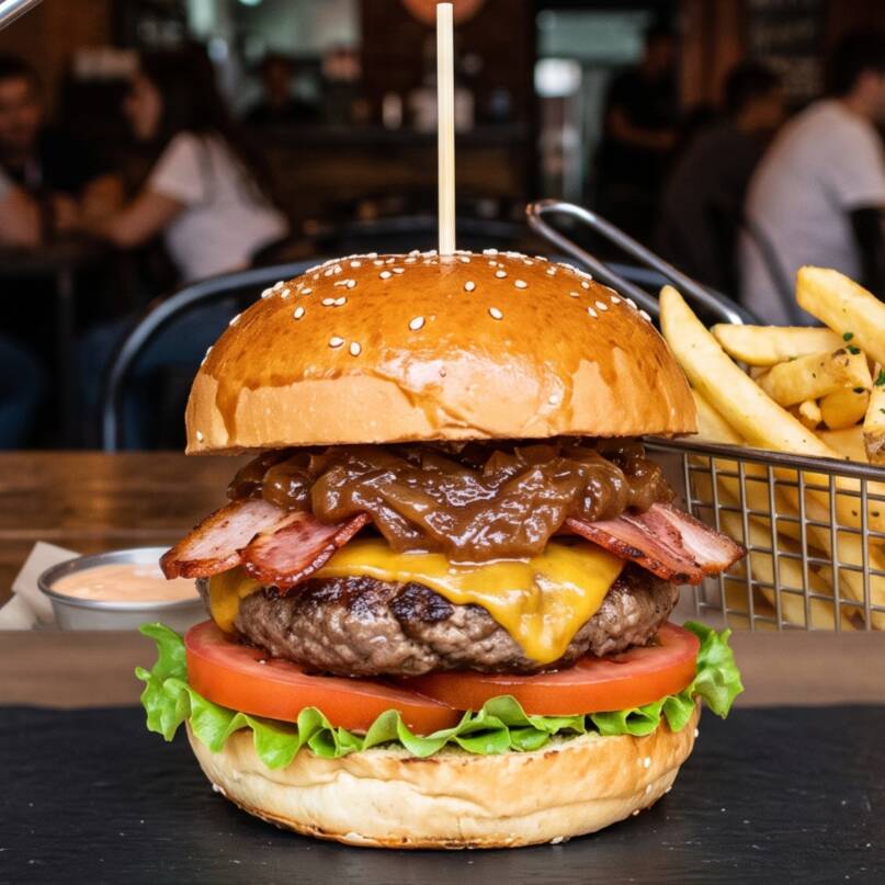 Hamburguesa de la Casa