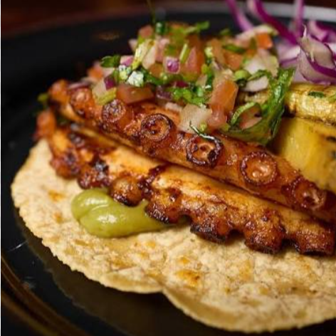 Taco de Pulpo Zarandeado