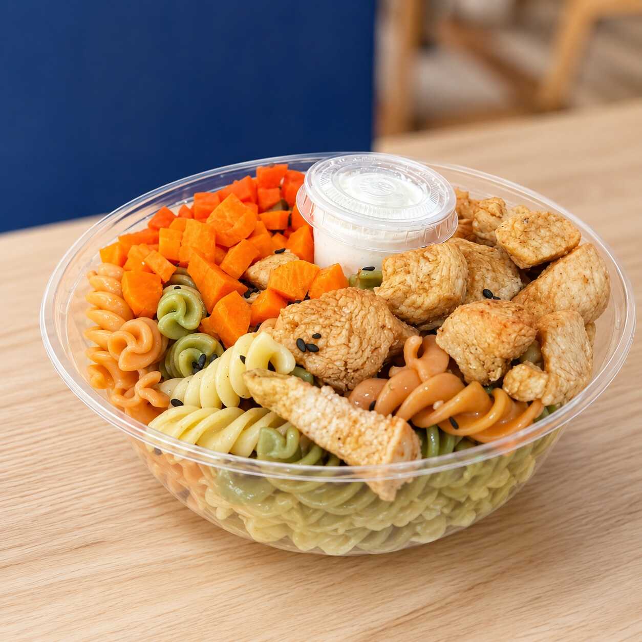Pasta Fría con Pollo
