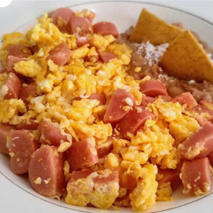 Huevos con Salchicha 3 pzas