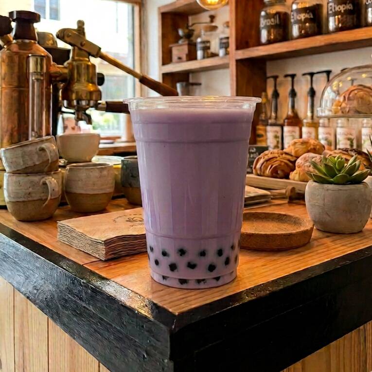 Bebida Tapioca Sabor Taro Frappe 160z