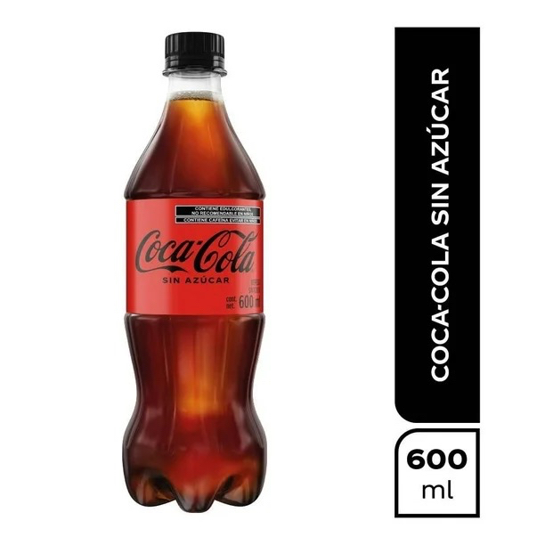 Coca Cola Sin Azúcar 600ml