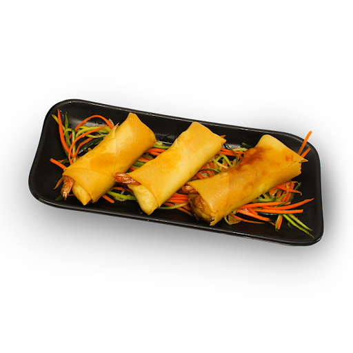 Rollos De Camarón y Queso Crema