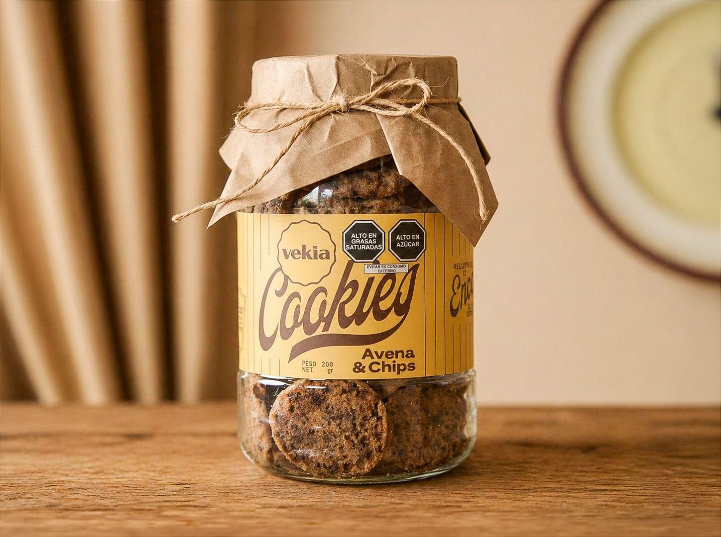 Jar de galletas con chocochips