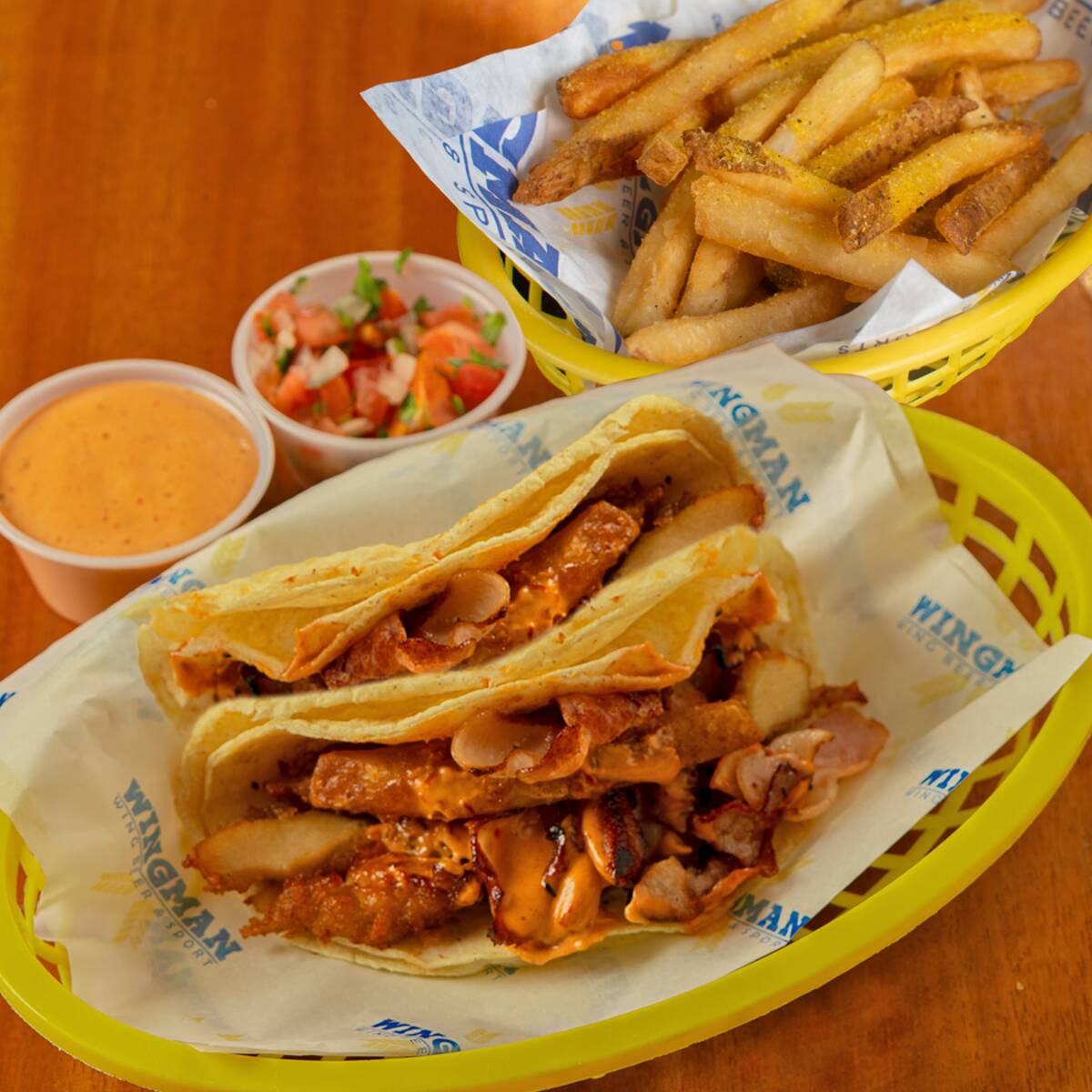 2 TACOS WINGMAN Y FRANCESAS DIDI