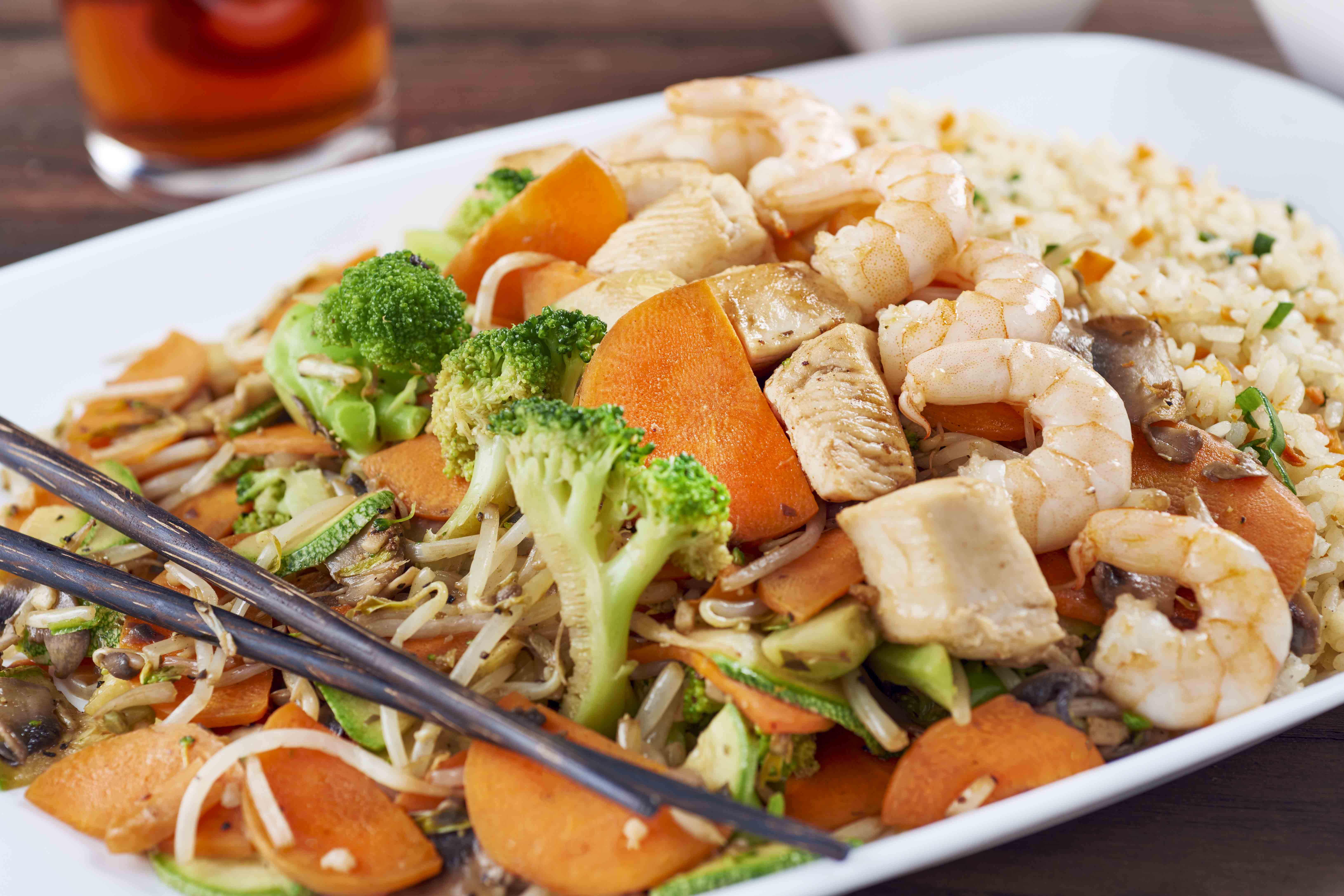 Teppanyaki de Camarón