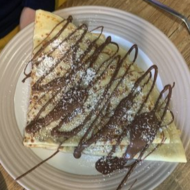 CREPA DE NUTELLA CON QUESO CREMA