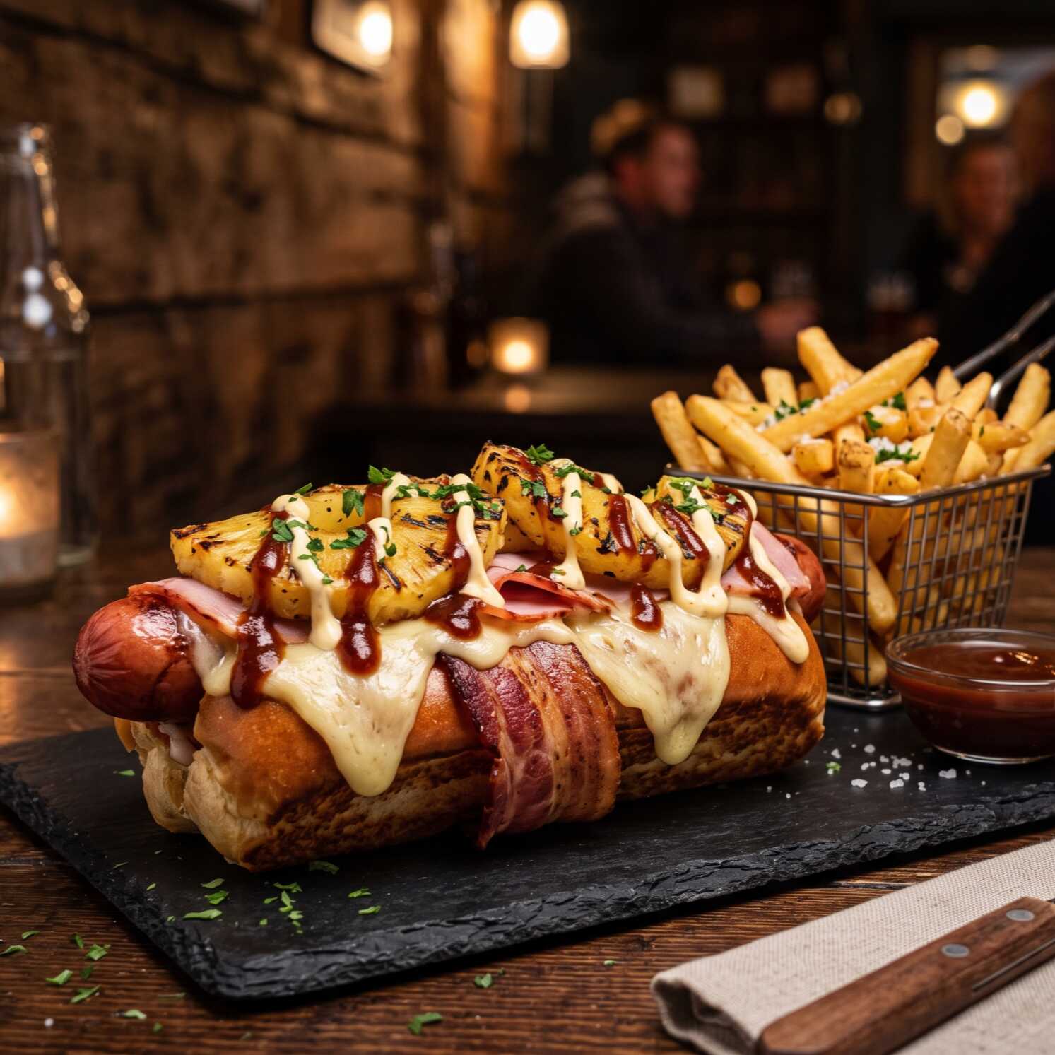 Hot Dog Hawaiano
