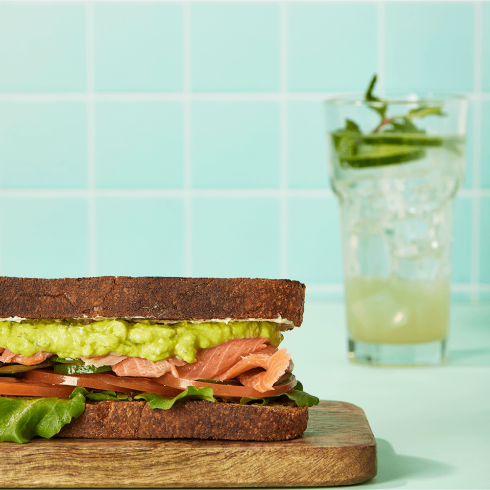 Sándwich De Trucha Ahumada