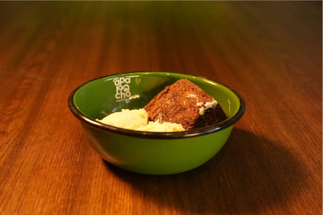 Brownie y Helado