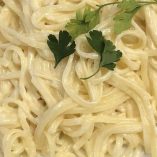 espagueti a la crema bambin@s