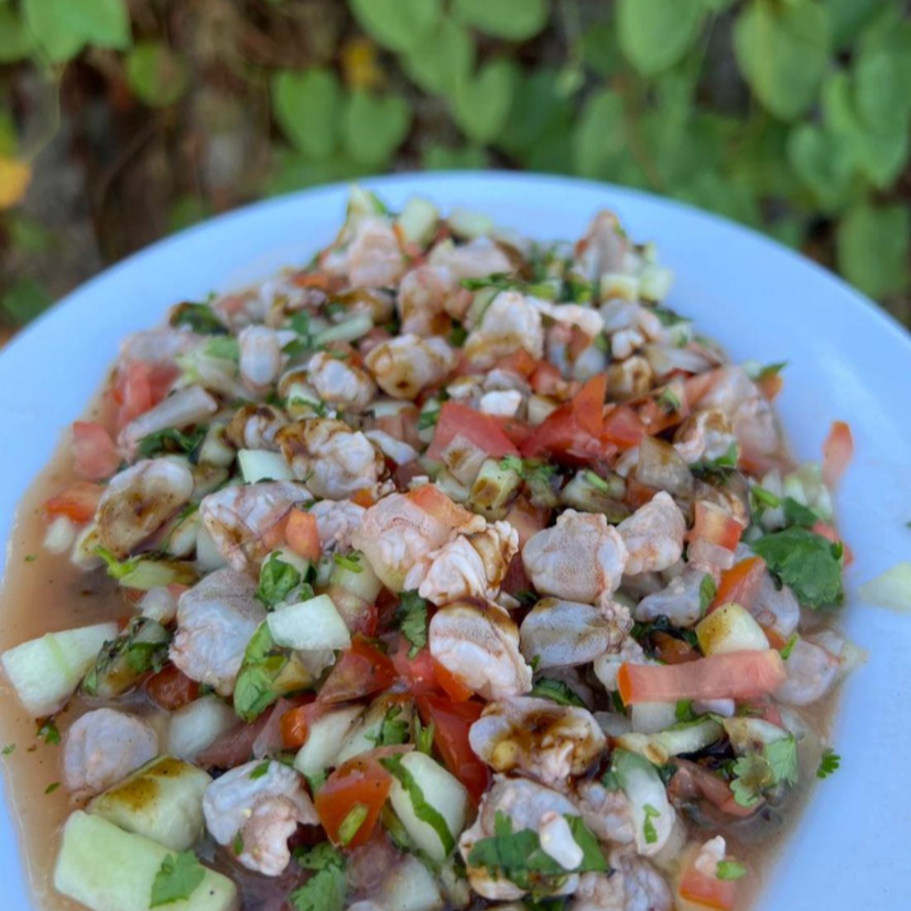 CEVICHE DE CAMARON CRUDO LITRO