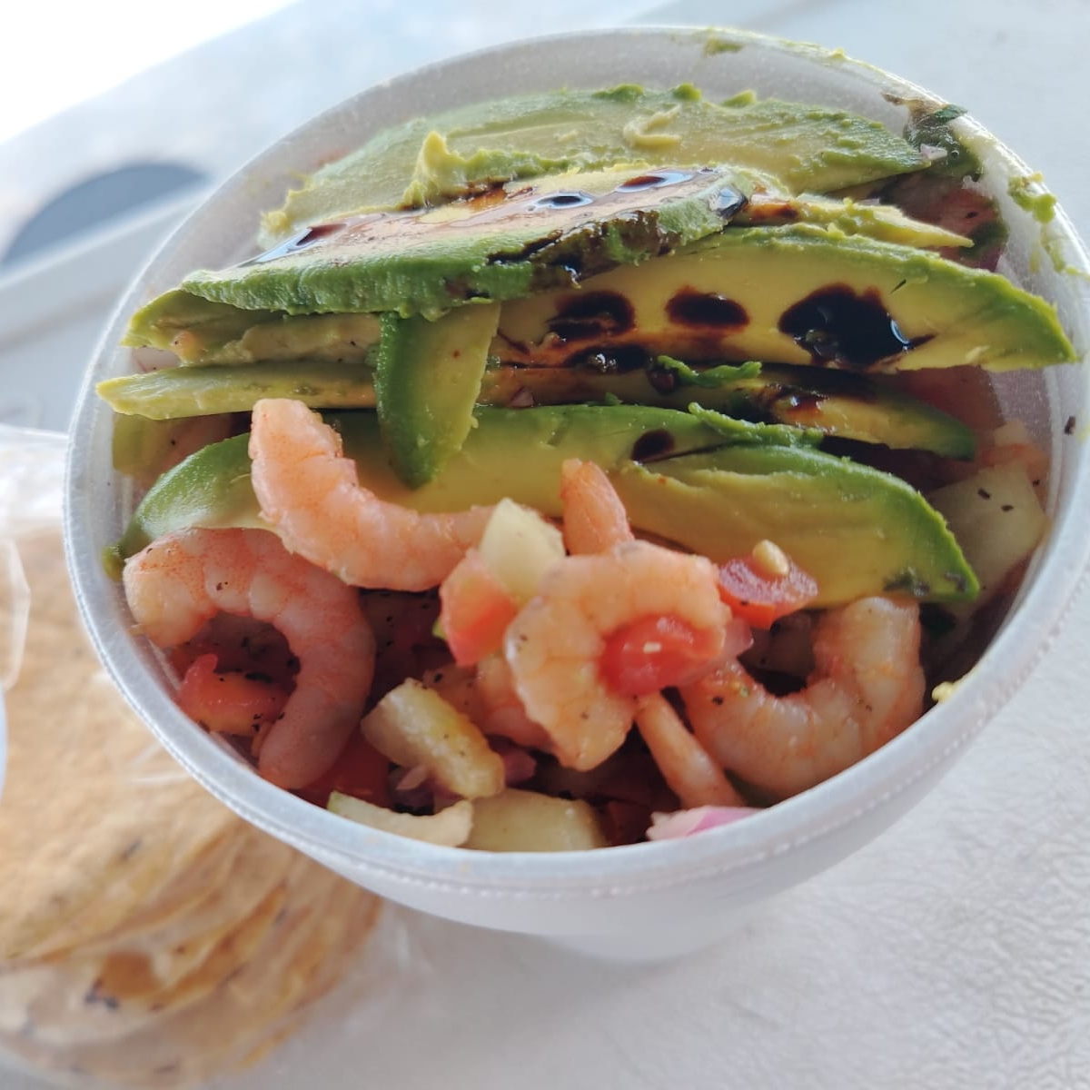 1/2 Litro de Ceviche de Camaron..