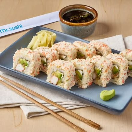 Sushi Mr. Tampico – Cangrejo, Tampico y Queso Crem