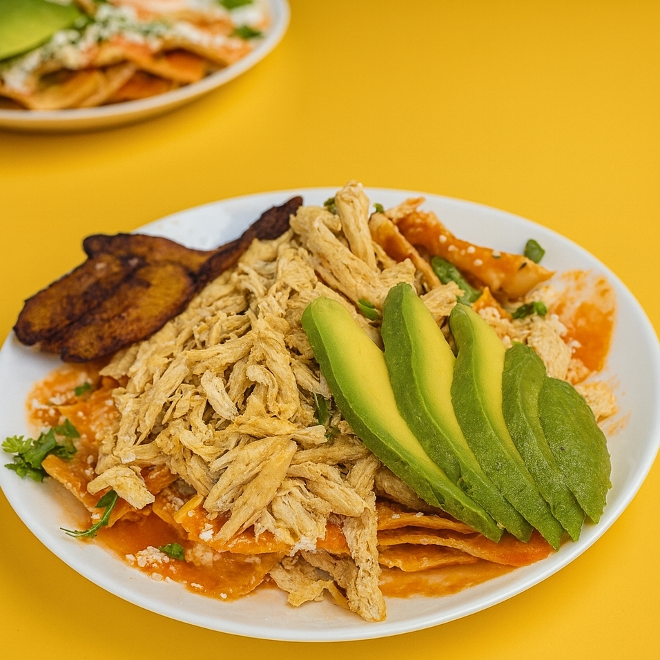Chilaquiles con Pollo
