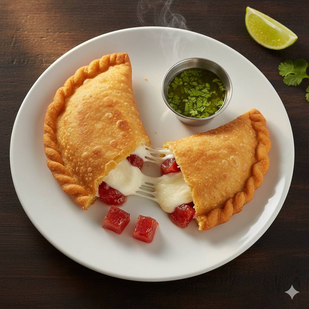 Pack Surtido (4 Empanadas + 2 Salsas)