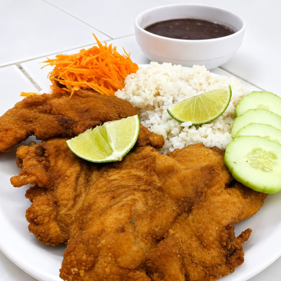 Puerco Empanizado 1/2 Ración