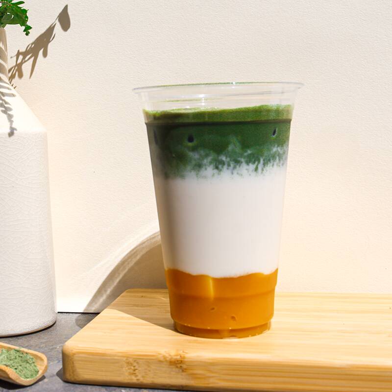 Mango Matcha Latte