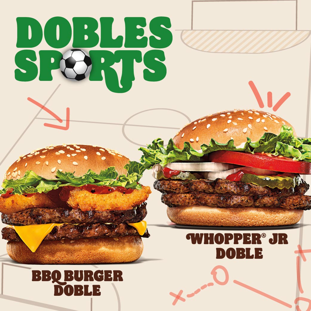 Bbq Burger Doble + Whopper Jr Doble