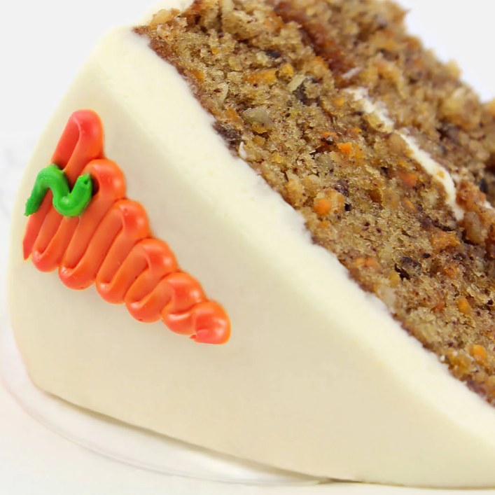 Rebanada de Pastel de Zanahoria