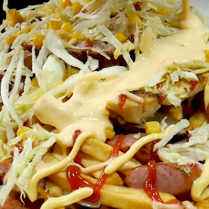 Salchipapa Especial Mixto