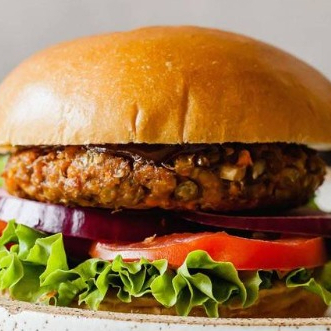 HAMBURGUESA DE LENTEJAS