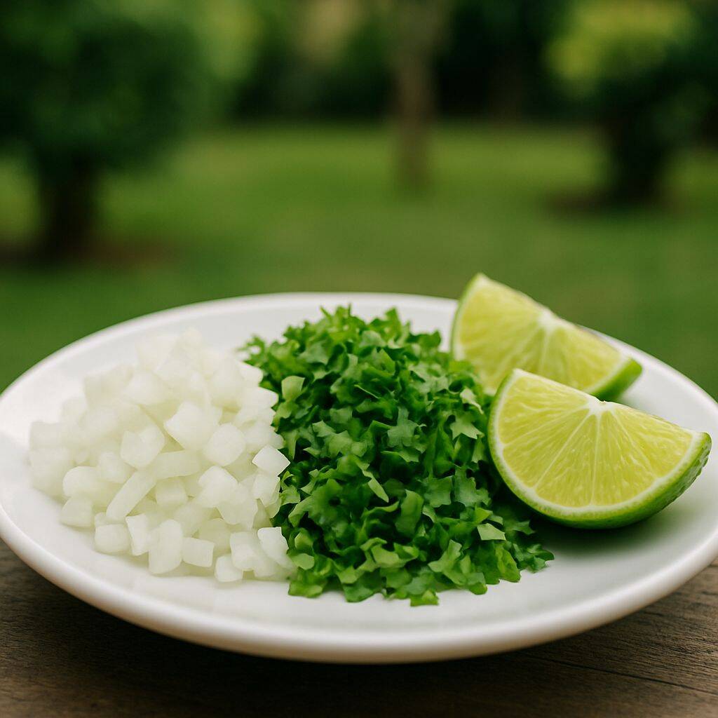 Cebollita/Cilantro/Limón