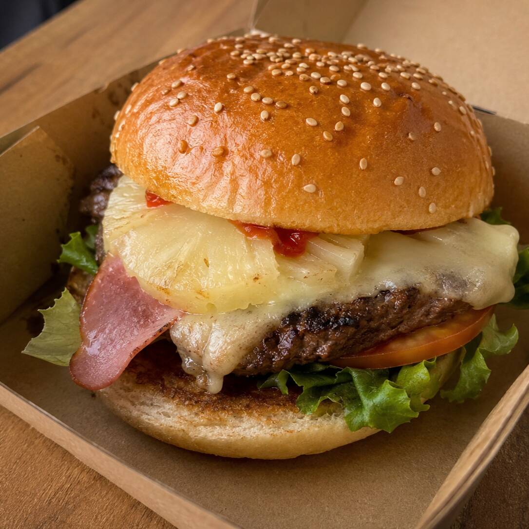 Hamburguesa Hawaiana