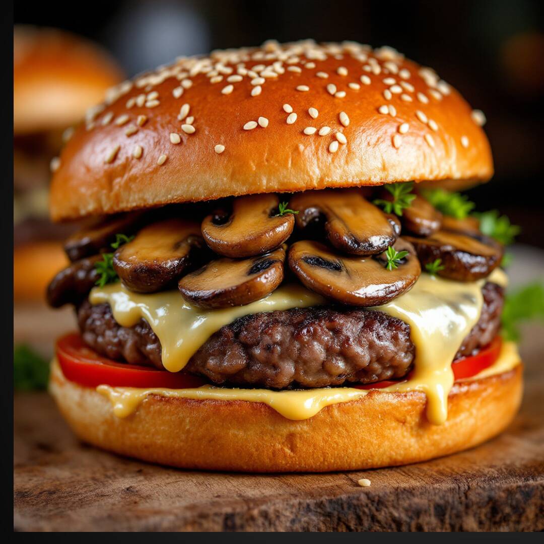 Hamburguesa Champiqueso Carbon