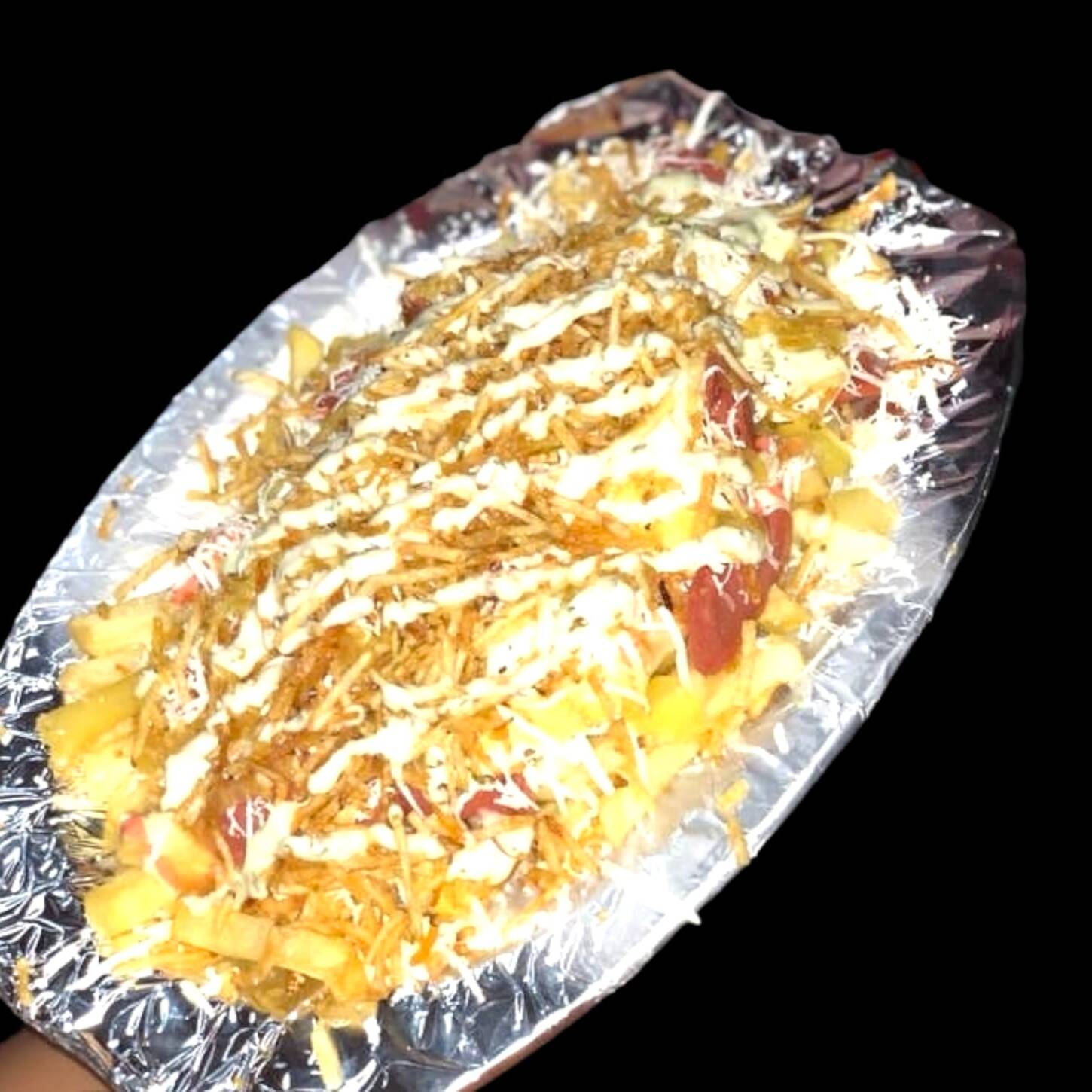 Salchipapa Americana, Ando Gratinada
